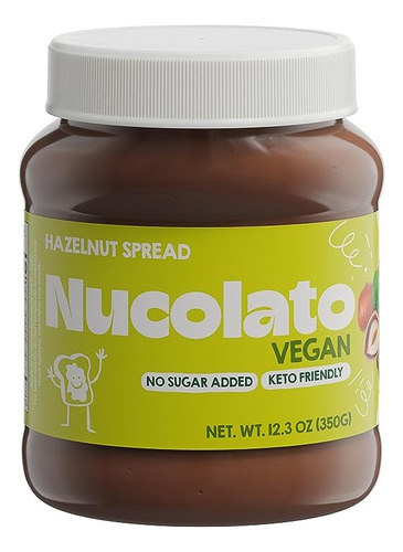 Crema De Avellana Nucolato Vegan No Sugar 350 Gr