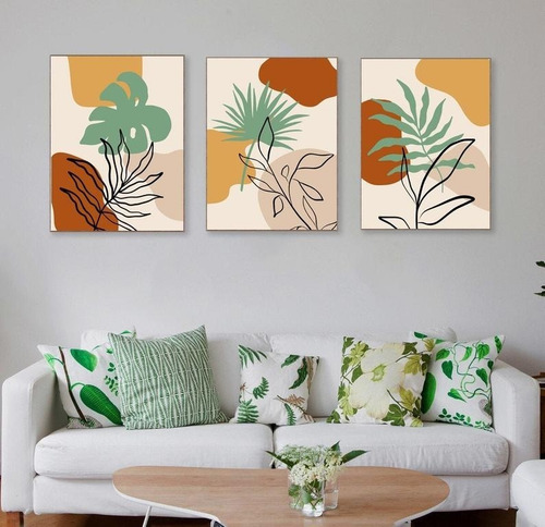 Imagen 6 de 8 de Cuadros Pintados A Mano En Lienzo,abstractos Y A Pedido