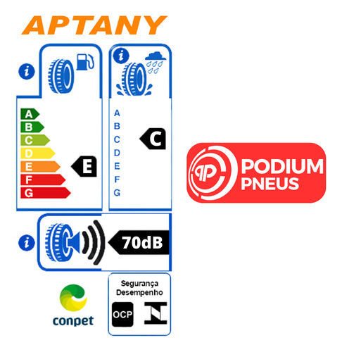 Kit 4x Pneu Carro 225/45r19 Ra301 Xl Tl 96w Aptany