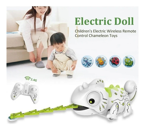 Para Robot Camaleón De Control Remoto For Mascotas Rcqv