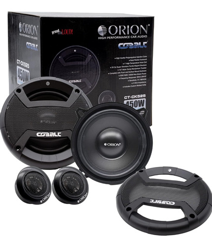 Set De Medios Orion Cobalt 5. 25 PuLG  Ct-ck525 450w 50 Rms