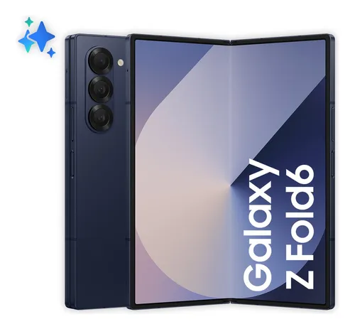 Celular Samsung Galaxy Z Fold 6 Azul Obscuro 12gb Ram 512gb, Ai, Nacional Con Garantía