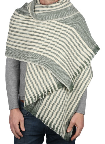 Pashmina Bufanda Hombre Tejido Bien Amplio Y Abrigado