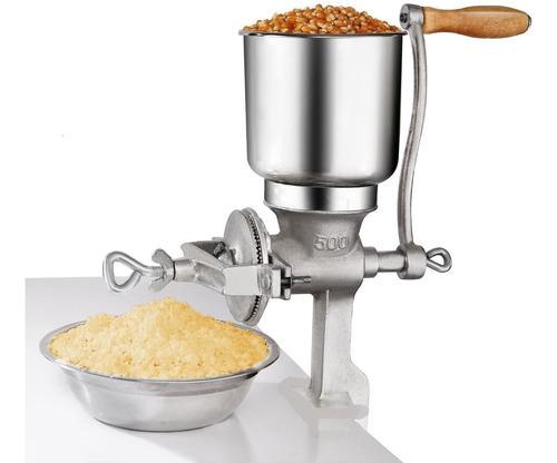 Triturador De Maíz Hierro Fundido Calidad Premium Plateado
