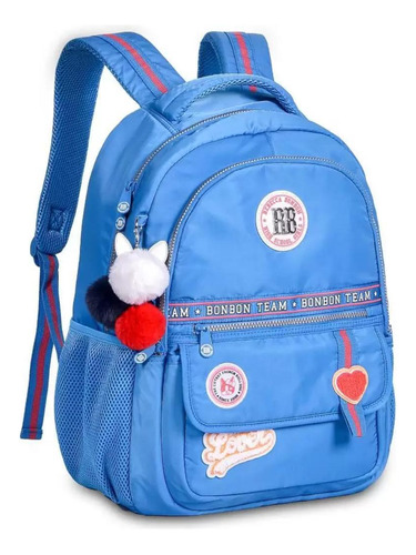 Mochila De Costas Rebecca Bonbon Oficial Clio Azul- 24004