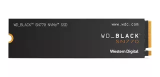 DISCO SOLIDO INTERNO SSD 1 TB NVME WESTERN DIGITAL BLACK SN770 WDS100T3X0E