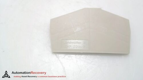 Weidmuller Zap Zdu4-2 End Cover, See Desc #313966 Ccf