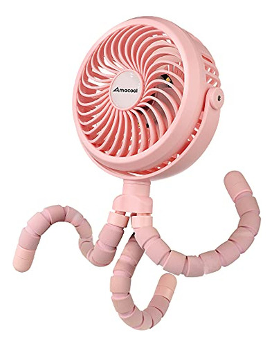 Battery Operated Stroller Fan Flexible TriPod Clip On Fan Wi