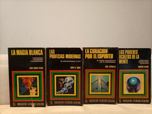 Libros. Ciencia Ocultas. Bruguera. Cuatro Ejemplares 