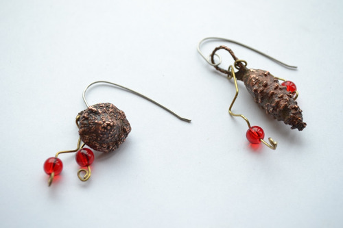 Imagen 2 de 7 de Aros Frutos Del Bosque, Pasante De Acero Quirurgico, Joyeria