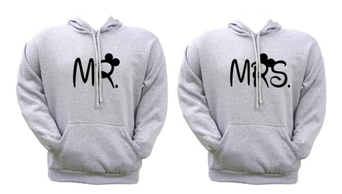 Hoodie Sweater Suéter Mr/mrs Para Parejas