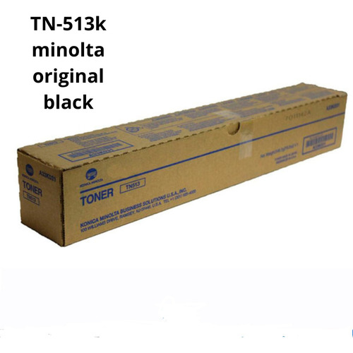 Toner Konica Minolta Tn-513 Bizhub 554e Black Original
