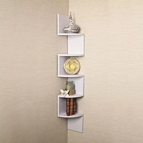 Repisas Esquineras - $ 1,700.00 en Mercado Libre  Corner wall decor,  Corner decor, Wall shelf decor