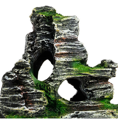 3 Acuario, Montaña, Adorno, Colina, Pecera, Decoración,