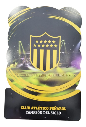 Piñata Grande 45 X 30 Cm Cotillon Peñarol Futbol