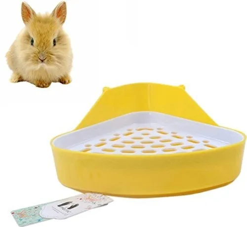 Mkono Potty Trainer Corner Caja De Arena Para Hamster Guinea
