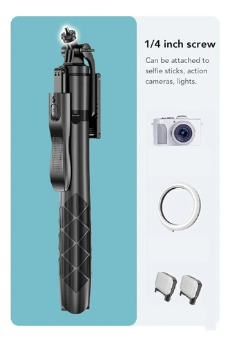 Palo Selfie Trípode Bastón Extensible Portátil