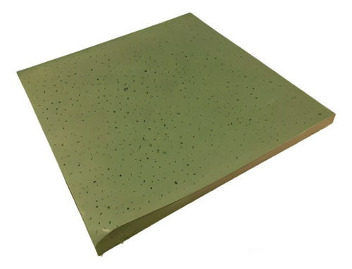 Baldosa De Concreto Borde Esquinero Verde Gris 50 X 50