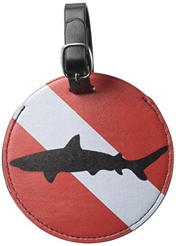 Gráficos Y Más Bandera Scuba Diver Dive Shark Equipaje De