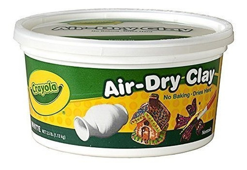 Crayola Llc Crayola Air Dry Clay 2.5 Lbs Blanco (juego De 6)