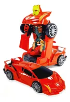Comprar Auto Transformers Convertible C\u002F Luces Y Sonidos A Pilas Transformers Rojo