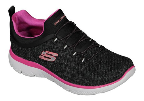 Tenis Skechers Sport Summits Beyond Joy 149537 Bkhp Neg/fiu