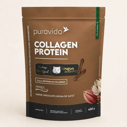 Colágeno Pura Vida Premium em pó sabor Chocolate x 450g