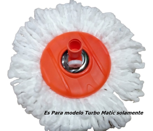 Imagen 4 de 5 de Cabezal Disco Porta Mopa Repuesto Para Turbo Matic C/mopa