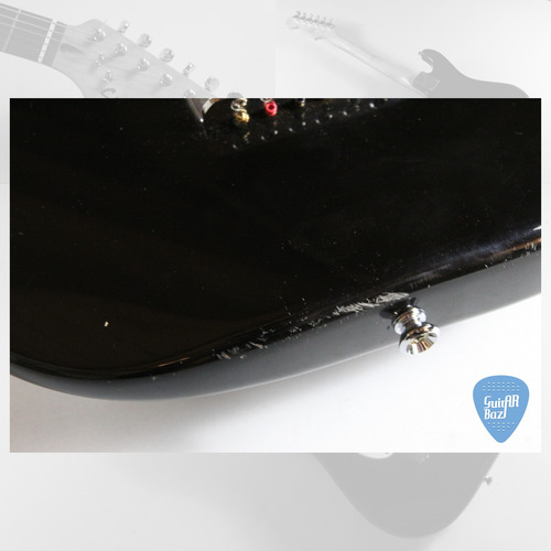 Squier By Fender Stratocaster Mini Black Guitarra 249u$ (Usado)