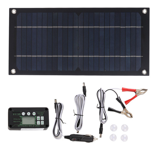 Kit De Controlador De Carga Solar 100a Y Cargador De Panel D