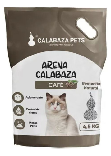 Arena Gato Calabaza Cafe 4.5 Kg