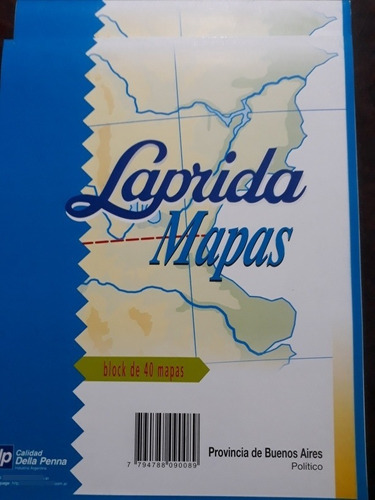 Mapas N° 3 Provincia De Buenos Aires Político Block X 40