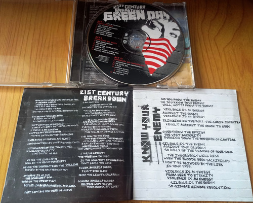 Green Day - 21st Century Breakdown Cd 1era Ed. Rock Punk (Usado)