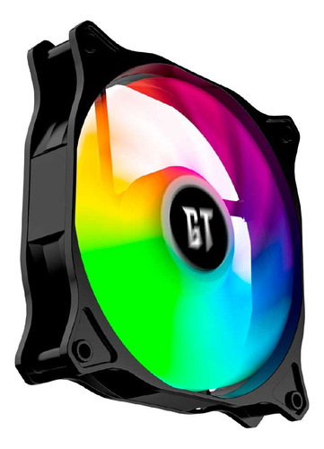 Cooler Fan Rainbow Rgb Gamer 120mm Goldentec