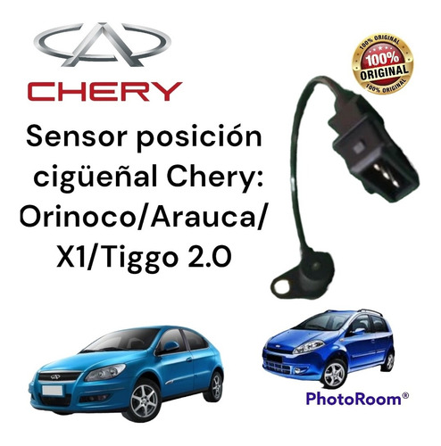 Sensor Posición Cigüeñal Chery Orinoco/arauca/x1/tiggo 2.0