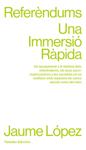Livro Referèndums De López Hernández, Jaume Tibidabo Catalan