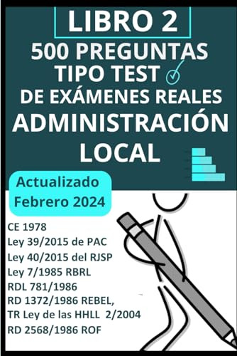Libro 2, 500 Preguntas Tipo Test Administración Local: 10 Si