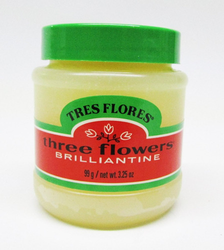 Imagen 1 de 5 de Pomada Pinaud Three Flowers Brillantine 3.25oz Solid Pomade