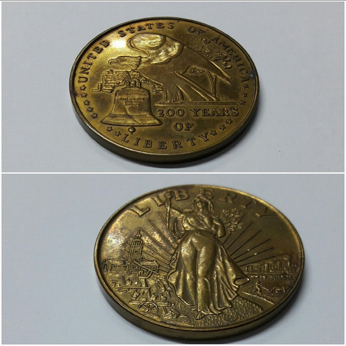 Token/ Medalla: Estados Unidos De América 200 Años.