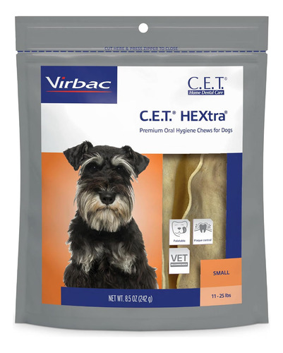 C.e.t. Hextra Premium Oral Hygiene Chews For Dogs, 11-25 Lbs