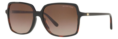 Óculos de sol Michael Kors Solar MK2098U tamanho 56 armação marrom y lente marrom