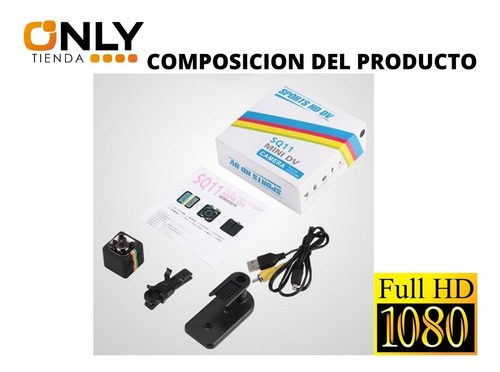 Mini Camara Oculta Espia Only Seguridad Vigilancia Full Hd