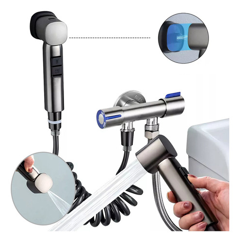 Rociador De Bidé Inodoro Acero Inoxidable Bidet Baño Accesor, Bidet Sprayer O Juego De Grifo Rociador De Mano Para Inodoro