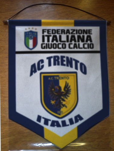 Banderin Paño 40cm Italia Ac Trento