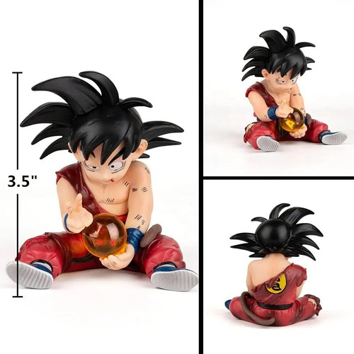 Figura Goku Niño Anime Pvc Coleccionable Alta Calidad