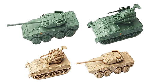 4 Simulación 1:144 Kits De Modelo De Tanque A Escala Modelo