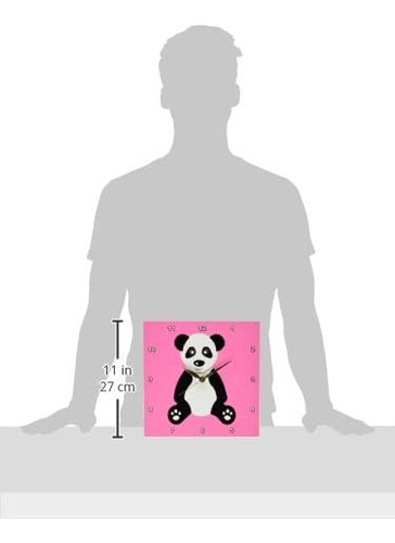 3drose Dpp__1 Lindo Panda De Dibujos Animados En El Reloj De