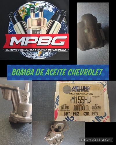 Bomba De Aceite Chevrolet Motor 262,265,305,350 M155hv