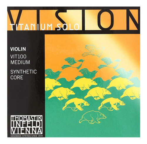 Thomastik Vision Titanium Solo Cuerda Para Violin (tamaño 4