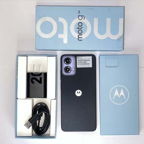 Motorola G34 5g, Nfc Esim 128 Gb 8 Gb Ram, 6.5'' 5000mah 50mp 18w Carga 120hz A 1tb, Liberado Global, Reacondicionado Seminuevo Con En Caja Original (Reacondicionado)